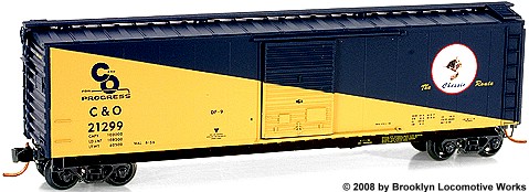 C&O Chessie System - Box, Long - Chessie Cameo Series - Micro-Trains 031 00 072